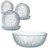 Luminarc Schüssel Luminarc Aspen Schüssel 23 cm+ Puddinteller 14,5 cm Set 7 tlg, Glas, (Spar-Set) Bild 1