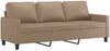 vidaXL 3-Sitzer-Sofa mit Hocker Cappuccino-Braun 180 cm Kunstleder 3201028 Bild 5