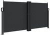 vidaXL Seitenmarkise Ausziehbar Schwarz 120x1000 cm 4004699 Bild 2