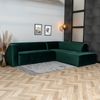 Bronx71 Ecksofa Memphis Samt dunkelgrün rechts Bild 4