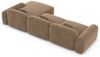 Ecksofa Barcelona L Form aus Samtstoff Kurz - Samtstoff - braun - Rechts Bild 4