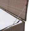 vidaXL Garten-Auflagenbox Braun 120x50x60 cm Poly Rattan 42499 Bild 3
