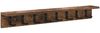 vidaXL Wandmontierter nachttisch Geräucherte Eiche 80 x 10,5 x 10,5 cm 874367 Bild 2