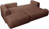 Selsey 'Ovo Mini' Ecksofa mit Schlaffunktion, links – Kupfer – Chenille, Easy Clean Bild 4