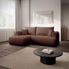 Selsey 'Ovo Mini' Ecksofa mit Schlaffunktion, links – Kupfer – Chenille, Easy Clean Bild 2