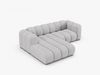Micadoni Modulares Ecksofa Lupine 3-Sitzer Links Boucle Baloo Hellgrau Bild 3