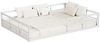 Bodenbett aus Metall Minno Weiß 205 x 145 cm ohne Matratze Vitalispa Bild 5