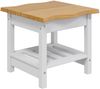 VidaXL Beistelltisch EKAI Weiß 50 x 50 x 45,5 cm Massives Kiefernholz 42037022 Bild 2