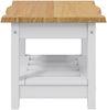 VidaXL Beistelltisch EKAI Weiß 50 x 50 x 45,5 cm Massives Kiefernholz 42037022 Bild 5
