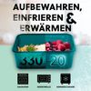 GOURMETmaxx Frischhaltedose Lunchbox Vorratsdose klick-it, (7er Set, 14-tlg), einfrieren, aufbewahren und erwärmen Bild 5