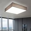 LED Deckenlampe, Stoff, quadrat, L 50 cm Bild 4