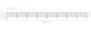 vidaXL Gartenzaun mit Speerspitzen Stahl (1 - 1,25) x 13,6 m Schwarz 277728 Bild 5