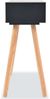 vidaXL Konsolentisch Kiefernholz Massiv 80 x 30 x 72 cm Schwarz 244738 Bild 4