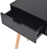 vidaXL Konsolentisch Kiefernholz Massiv 80 x 30 x 72 cm Schwarz 244738 Bild 5