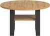INOSIGN Couchtisch Rail, Ø 75 cm, mit Ablageboden, inklusive Kufengestell, Wohnzimmertisch, Beistelltisch Bild 3