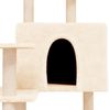 vidaXL Kratzbaum mit Sisal-Kratzsäulen Creme 153 cm 171693 Bild 5