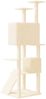 vidaXL Kratzbaum mit Sisal-Kratzsäulen Creme 153 cm 171693 Bild 4