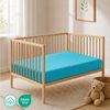 Buymax Spannbettlaken Babybett Kinderbett 60x120cm 70x140cm, Jersey 100% Baumwolle, Gummizug: Rundumgummi, (1 Stück), bis 15 cm Matratzenhöhe, weich, atmungsaktiv, hautfreundlich Bild 2