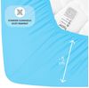 Buymax Spannbettlaken Babybett Kinderbett 60x120cm 70x140cm, Jersey 100% Baumwolle, Gummizug: Rundumgummi, (1 Stück), bis 15 cm Matratzenhöhe, weich, atmungsaktiv, hautfreundlich Bild 4