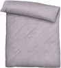 biberna Musselin Bettwäsche 0480500 UNI, flieder, 1x 155x220 cm + 1x 80x80 cm Bild 2