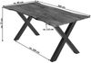 Esstisch Akazie nussbaumfarben 160 x 85 cm X-Gestell schwarz YVONNE 76522220 Bild 2