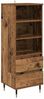 vidaXL Highboard mit Schubladen Altholz 40 x 36 x 110 cm Holzwerkstoff 882732 Bild 2