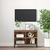 vidaXL TV-Schrankset Wandmontiert Braun Holzwerkstoff 875110 Bild 4