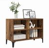 vidaXL TV-Schrankset Wandmontiert Braun Holzwerkstoff 875110 Bild 3