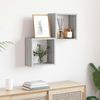 vidaXL Würfelregale 2 Stk. Grau Sonoma 30x15x30 cm 815882 Bild 3