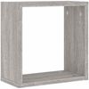 vidaXL Würfelregale 2 Stk. Grau Sonoma 30x15x30 cm 815882 Bild 5