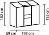 Vitavia Anlehn-Gewächshaus "Styx 1300", schwarz, 1,3 m²,3 mm ESG Bild 3