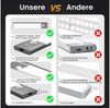ANYSUN LED Unterbauleuchte Küche 2er Set Schrankbeleuchtung mit Bewegungsmelder und Akku, LED fest integriert, Kaltweiß, 40 cm Küchenlampe, USB-C wiederaufladbar, Stufenlos Dimmbar, 2 Stück Bild 2