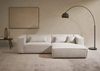 LeGer Home by Lena Gercke Ecksofa PIARA mit Kedernaht, Cord, Leinenoptik o. Strukturstoff, Couch, L-Form, wahlweise Ottomane rechts/links, schwarze Füße, bequemer Sitzkomfort Bild 2
