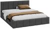 FDM Polsterbett FLORIDA Paris Bettgestell 90x200, 120x200, 140x200, 160x200, 180x200 cm (verfügbar 90x200 120x200 140x200 160x200 180x200 cm, Bettrahmen, Bett, mit großen gepolsterten Kopfteil, mit Bettkasten zum aufklappen), Hebbarer Metallrahmen, Bettk... Bild 2