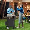 ANYSUN Grillablagetisch Servierwagen Grillwagen Edelstahl mit Stauraum,fahrbarer Grilltisch (modulare Grillwagen-Variante (1- oder 2-türig), 2-in-1 Grill- und Arbeitsstation), Outdoor Grillwagen für Garten, Familiengrill & Gartenpartys Bild 2