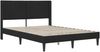 vidaXL Bettgestell mit Matratze mit Kopfteil Schwarz 160 x 200 cm Samt 3414877 Bild 4
