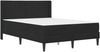 vidaXL Bettgestell mit Matratze mit Kopfteil Schwarz 160 x 200 cm Samt 3414877 Bild 3