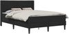 vidaXL Bettgestell mit Matratze mit Kopfteil Schwarz 160 x 200 cm Samt 3414877 Bild 2