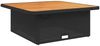 vidaXL 4-tlg. Garten-Essgruppe mit Kissen Schwarz Poly Rattan 3277320 Bild 5