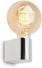 BRILONER - Spiegelleuchte Bad IP44 Spritzwasserschutz, E27 max. 10W, Wandmontage, Badezimmerlampe, Spiegellampe Bad, Lampe Badezimmer, Badlampe Wand, Wandlampe Badezimmer, 4,5 x 8 x 9,5 cm, Chrom Bild 1