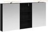 vidaXL Badezimmerschrank-Set 3 pcs 140 x 14,5 x 70 cm Holzwerkstoff 3403785 Bild 2