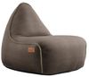 RETROit Canvas Sitzsack Sparset – Loungsessel und Hocker (Indoor) braun Bild 2