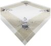 Brilliant Tischdecke Leinenoptik / Mitteldecke / Versch. Muster / 85x85cm, Leinenoptik Bild 2