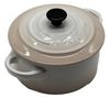 Le Creuset 'Poterie' Mini Cocotte, Steinzeug meringue, Ø 10 cm, 0,2 l Bild 4