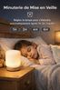 ibettertec LED Nachttischlampe LED Nachtlicht Nachttischlampe Touch-Lampe,USB,Dimmbar, LED fest integriert, stufenlos dimmbar, Soft-Light-Touch-Steuerung,Nachtlicht für Kinder,3 Helligkeitsstufen Bild 2