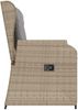 vidaXL Gartenbank Beige Poly-Rattan 3394461 Bild 5