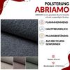 Ecksofa L-Form Couch mit Schlaffunktion und Verstellbare Kopfstützen - GUSTAW - Creme Boucle - Rechts Bild 5