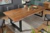 riess-ambiente Baumkantentisch MAMMUT 220cm natur/schwarz - Akazie, Massivholz, U-Gestell, Baumkante (Einzelartikel, 1-St), Industrial Design & bis zu 10 Personen – ideal für Dein Loft-Esszimmer Bild 4