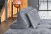 KAWOLA Sofa WIOLO Schlafsofa Daybed velvet grau 80 x 110 x 240 cm Bild 4