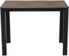FIRE ALMA Nonwood Alu-Gartentisch Gartenmöbel anthrazit/grau 100x70 cm Bild 3